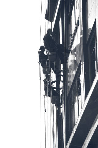 Facharbeiter bei der Arbeit